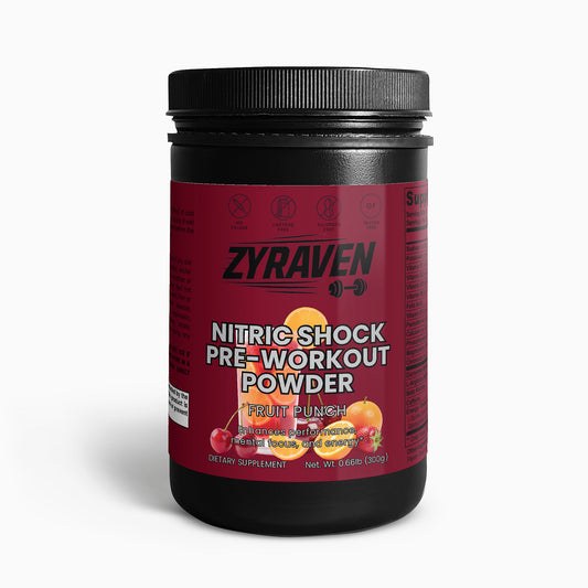 Nitric Shock Pre-Workout Powder (Fruit Punch)